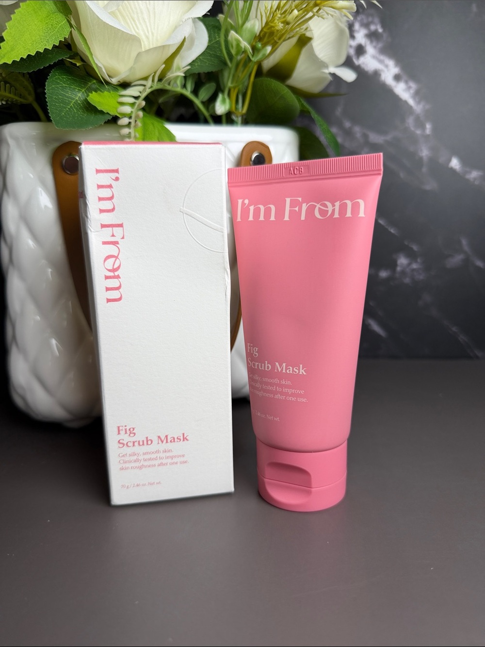 Fig Scrub Mask — Pink Exfoliating Treatment
